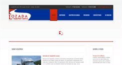 Desktop Screenshot of lozadausa.com